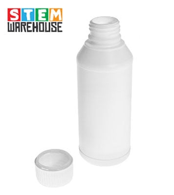 500ml White HDPE Bottle & Cap