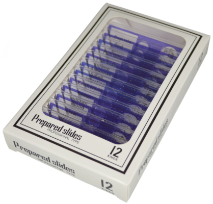 Prepared Animal Microsope Slides Set of of 12 jpg