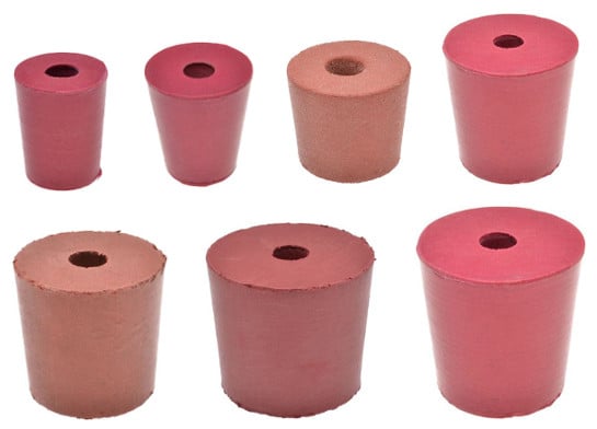 Rubber Stoppers with 1 Hole jpg