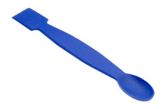 Photo of a 150mm long polypropylene spatula spoon/shovel.