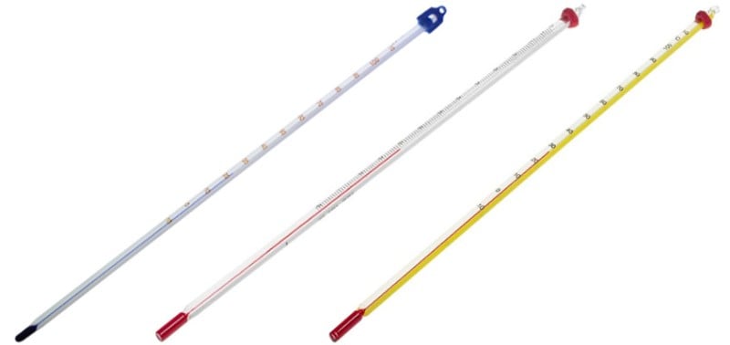  Blue and Red Spirit Thermometer -10° to 110°C jpg