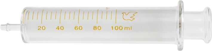 Photo of a 100ml eternamatic gas syringe.