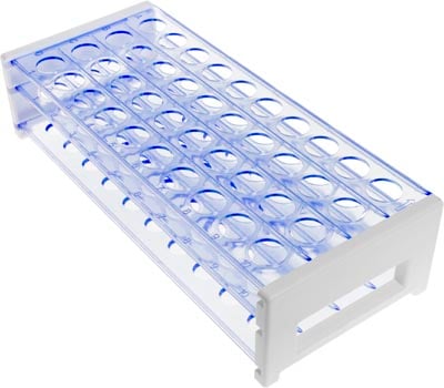 Polypropylene Test Tube Rack - 40 x 16mm Tubes (4x10)