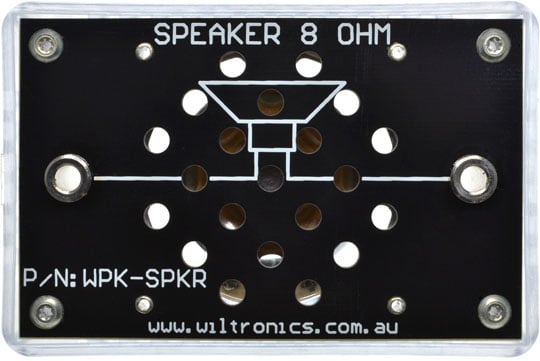 Speaker 8 Ohm. P/N: WPK-SPKR. www.wiltronics.com.au