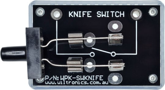 Knife Switch. P/N: WPK-SWKNF. www.wiltronics.com.au