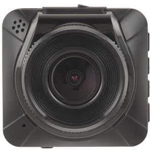 Front photo of a 1080p 2 inch car dash camera.
