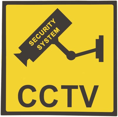 CCTV Camera Warning Sign