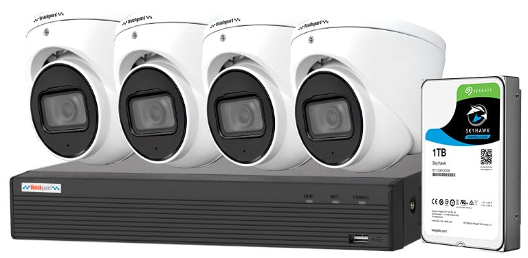 L Series 4 Camera 6.0MP IP Surveillance Kit (2TB, 8 Ch)