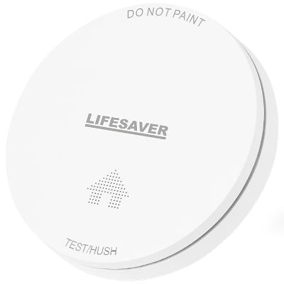 Low Profile Lithium Battery-Operated Photoelectric Smoke Alarm