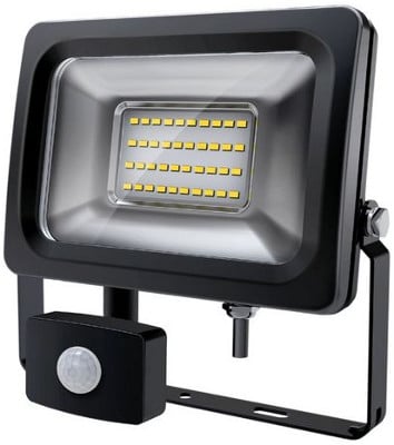 Slim LED Floodlight with Motion Sensor 240VAC 20W