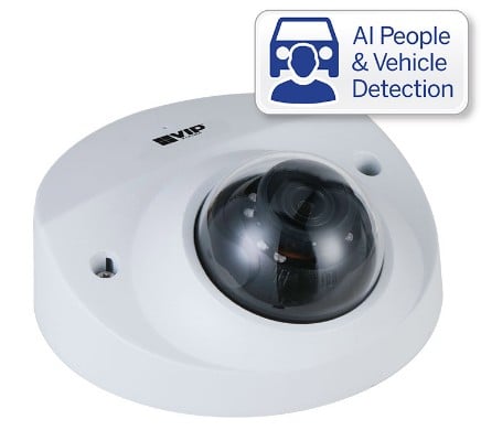 Professional AI Series 4.0MP Fixed Wedge Dome Camera jpg