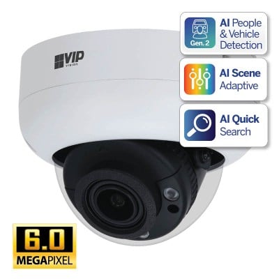 Professional AI Series 6.0MP Motorised Vandal Dome Camera jpg