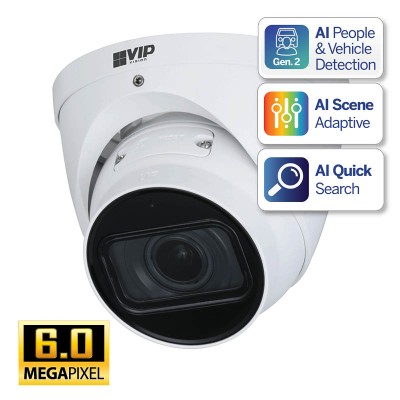 Professional AI Series 6.0MP Motorised Turret Camera jpg