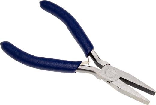 Photo of a pair of 130mm flat nose pliers.