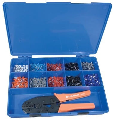 Bootlace Terminal Crimp Kit with Ratchet Tool jpg