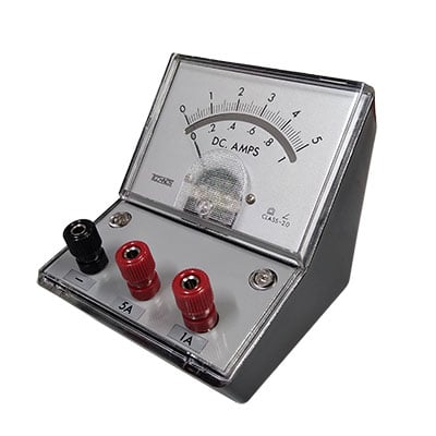 0-1A / 0-5A DC Dual Range Student Bench Meter