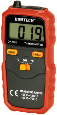 Digital Thermometer with K-Type Thermocouple