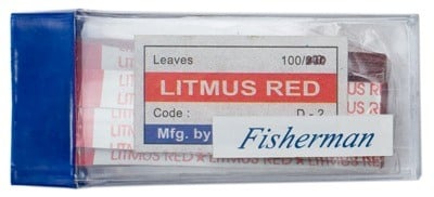 Litmus Paper red