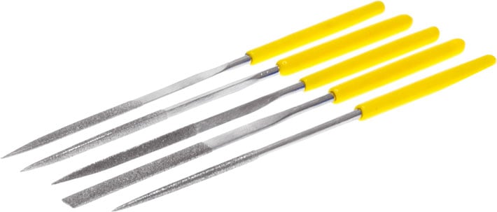 Photo of needle files 3mm diameter set.