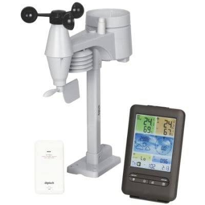 Digital WiFi Weather Station with Colour Monitor jpg