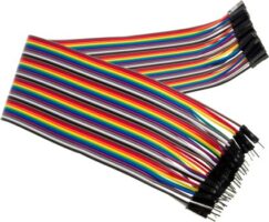 jumper-connector-leads-male-to-female-300mm-rainbow-40-pack