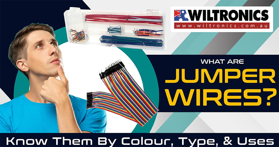 10 Piece Set of 6 Male to Female Jumper Wires (5 Colors
