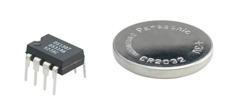 DATA LOGGER REAL TIME CLOCK CHIP & BATTERY