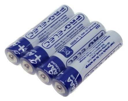 Pro-Elec Ultra Alkaline Batteries AAA - Pack of 4