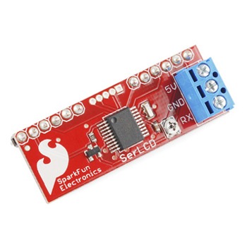 Serial Enabled LCD Backpack by Sparkfun