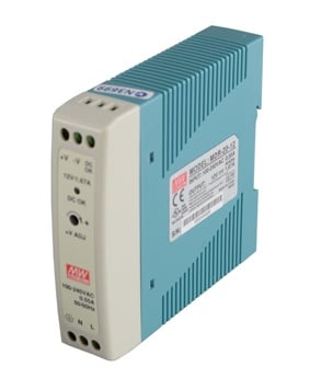 SLIM DIN RAIL SMPS 5VDC 15WATT (3AMP)