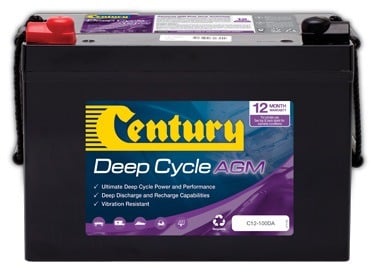 12V 100AH CENTURY AGM BATTERY (C12-100DA)