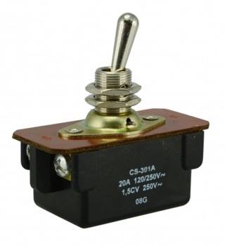 20A SWITCH DPST ON-OFF 250VAC 20AMP