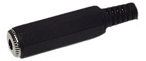 3.5mm LINE SOCKET BLACK MONO
