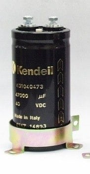 47,000UF 40VDC CAPACITOR WITH CLAMP