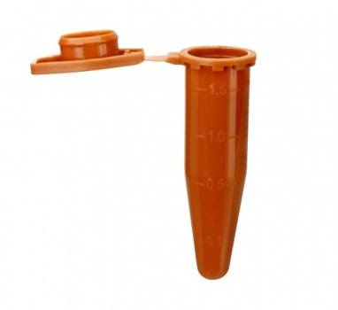 MICRO CENTRIFUGE TUBE PP AMBER 1.5ML -pk100