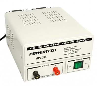 REGULATED POWER SUPPLY 13.8VDC 20AMP