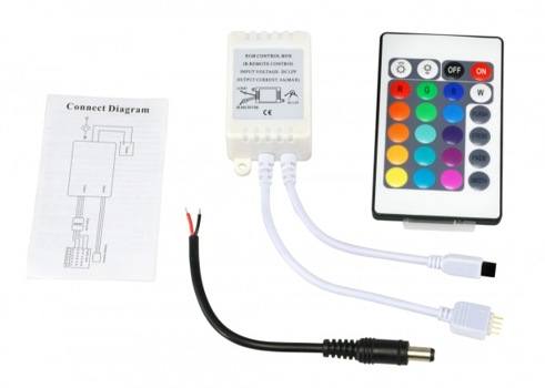 RGB REMOTE CONTROLLER FOR LEDFLEX STRIP 24KEY