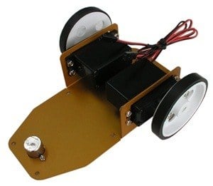 ROBOT BASE WITH 2X SERVO MOTORS AND WHEELS