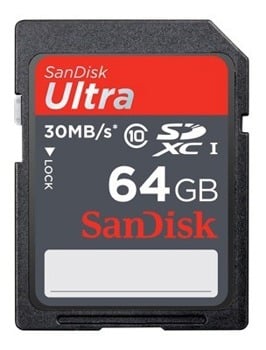 SanDisk SD Card 64GB SDHC